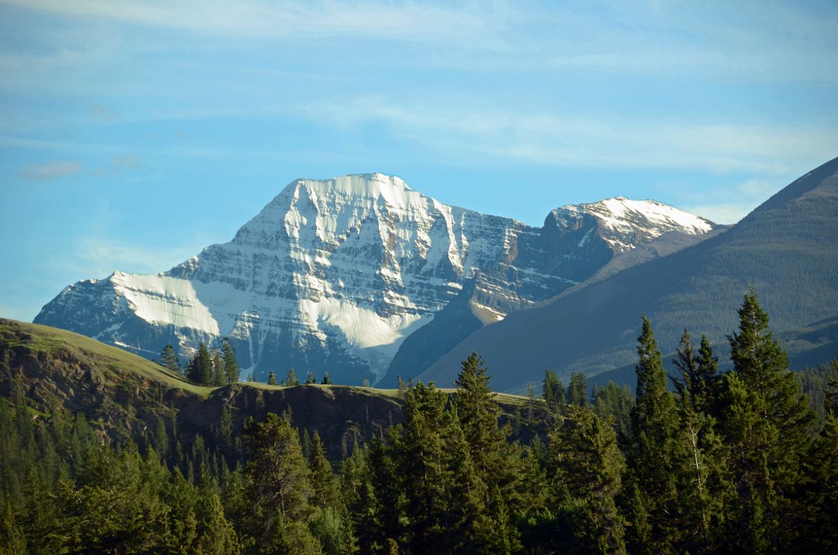 25 Mount Edith Cavell From Jasper Park Lodge